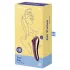 Satisfyer Dual Kiss - 2-i-1 vaginal og klitoris vibrator (lilla)