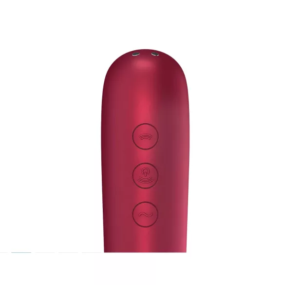 Satisfyer Dual Love - smart vagina- og klitorisvibrator (rød)