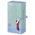 Satisfyer Dual Crush 2-i-1 klitorissugerder + G-punkt-vibrator (rød)
