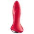 Satisfyer Rotator Plug 1 - perlet analvibrator (rød)