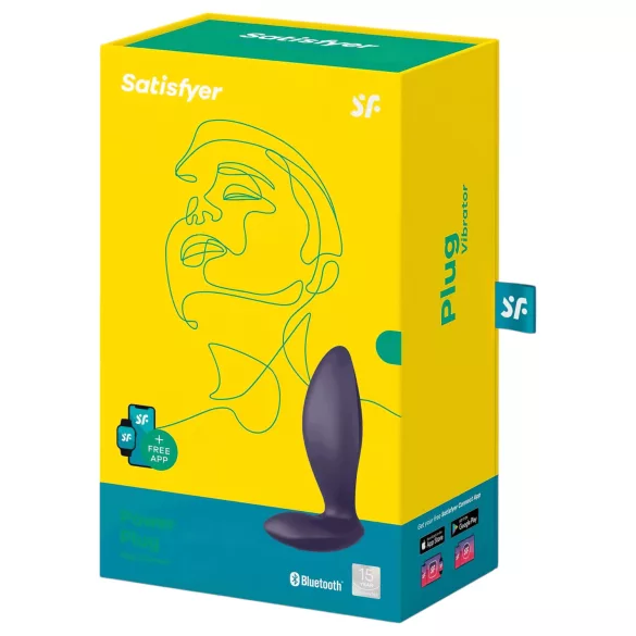 Satisfyer Power Plug - smart analvibrator (lilla)