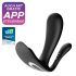 Satisfyer Top Secret Plus - smart 3-greinet vibrator (svart)