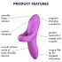 Satisfyer Bold Lover - oppladbar, vanntett finger-vibrator (rosa)