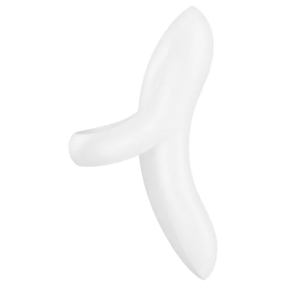 Satisfyer Bold Lover - oppladbar, vanntett fingervibrator (hvit)