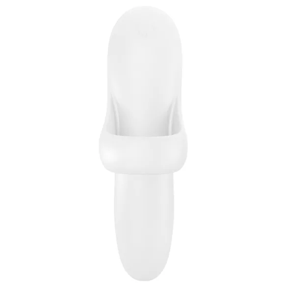 Satisfyer Bold Lover - oppladbar, vanntett fingervibrator (hvit)