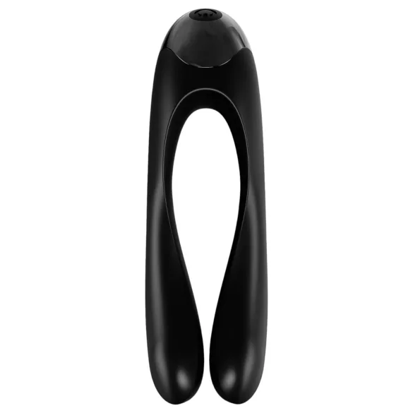 Satisfyer Candy Cane - oppladbar, vanntett toarmet vibrator (svart)