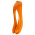 Satisfyer Candy Cane - oppladbar, vanntett to-armet vibrator (oransje)