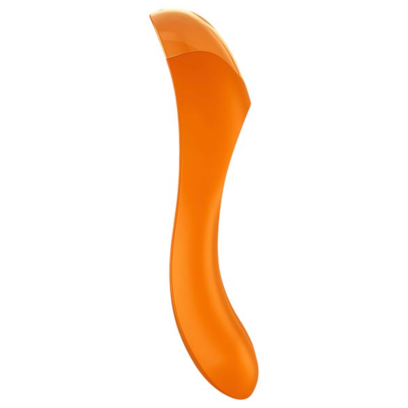 Satisfyer Candy Cane - oppladbar, vanntett to-armet vibrator (oransje)