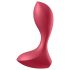 Satisfyer Backdoor Lover - oppladbar, vanntett analvibrator (rød)