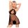 Penthouse Libido Boost - blondesett babydoll og stringtruse (svart)