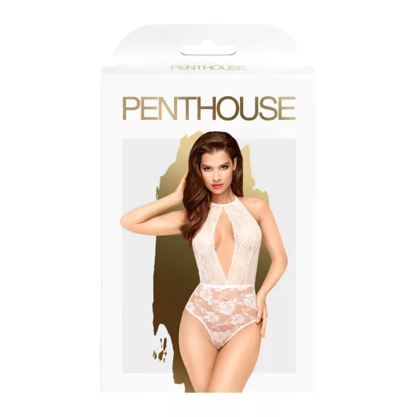 Penthouse Toxic Powder - halterneck body (hvit)