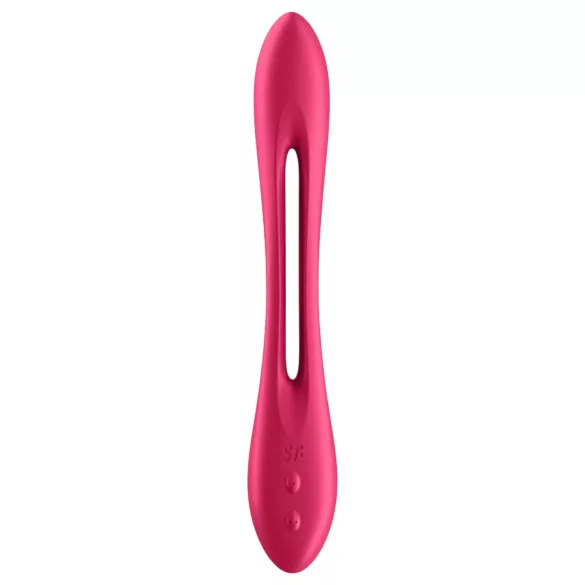 Satisfyer Elastic Joy - oppladbar, fleksibel parvibrator (rød)