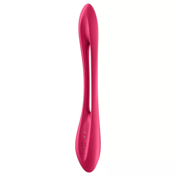 Satisfyer Elastic Joy - oppladbar, fleksibel parvibrator (rød)