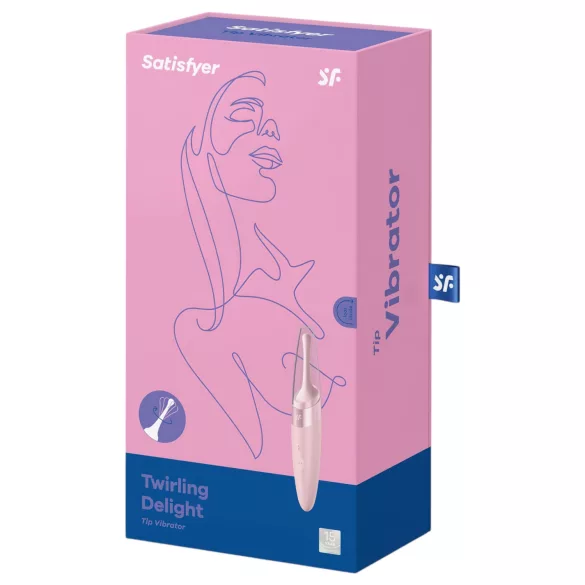 Satisfyer Twirling Delight - vanntett klitorisstimulator (rosa)