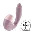 Satisfyer Supernova - Oppladbar 2-i-1 luftbølgevibrator (rosa)