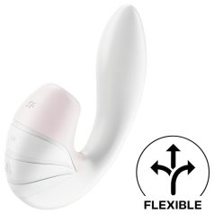   Satisfyer Supernova - oppladbar 2-i-1 luftbølge vibrator (hvit)