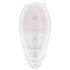 Satisfyer Supernova - oppladbar 2-i-1 luftbølge vibrator (hvit)