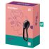 Satisfyer Majestic Duo - Oppladbar, vanntett penisring (svart)