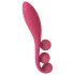 Satisfyer Tri Ball 1 - oppladbar, multifunksjonell vibrator (rød)