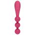 Satisfyer Tri Ball 1 - oppladbar, multifunksjonell vibrator (rød)