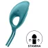 Satisfyer Swordsman - oppladbar, vibrerende penisering (grønn)