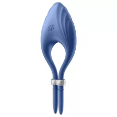   Satisfyer Duelist - oppladbar vibrasjonsring for penis (blå)