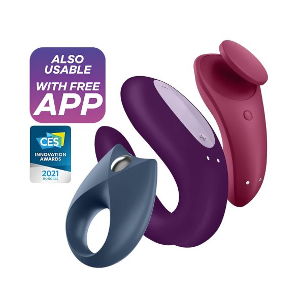 Satisfyer Partnerboks 3 - smart parvibrator sett (3 deler)
