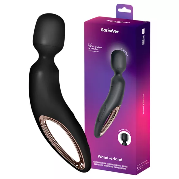 Satisfyer Wand-erland - massasjerende vibrator (svart)