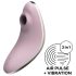 Satisfyer Vulva Lover 1 - luftbølger klitorisvibrator (lilla)