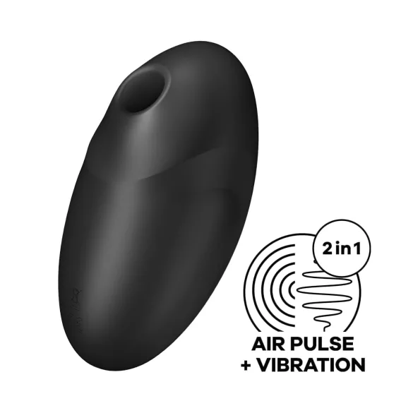 Satisfyer Vulva Lover 3 - luftbølgestimulator for klitoris (svart)