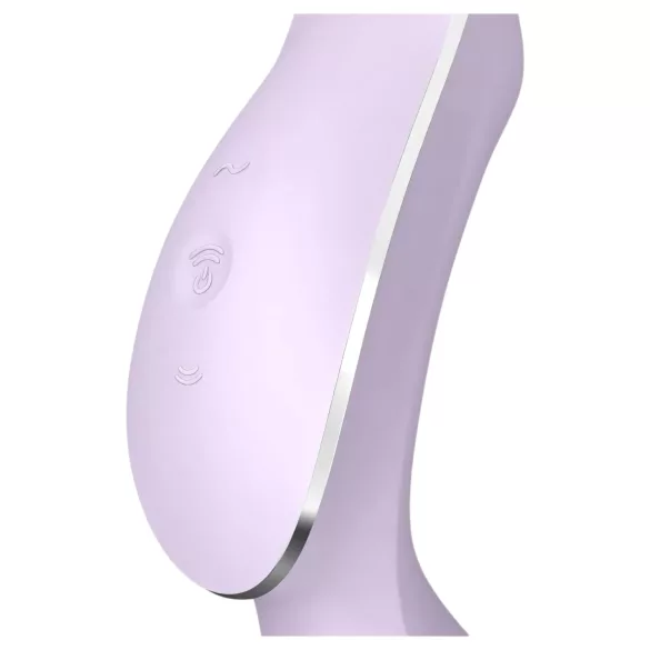 Satisfyer Curvy Trinity 2 - luftimpuls 2-i-1 vibrator (lilla)