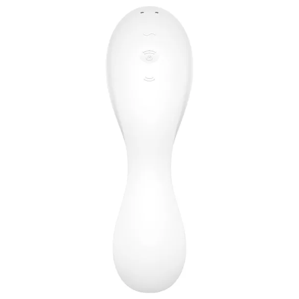 Satisfyer Curvy Trinity 5+ - smart 2-i-1 vibrator (hvit)
