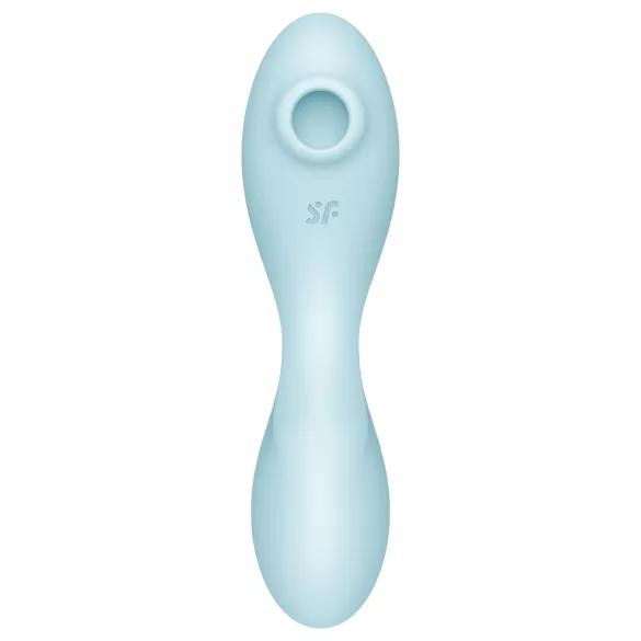 Satisfyer Curvy Trinity 5+ - smart 2-i-1 vibrator (blå)