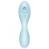 Satisfyer Curvy Trinity 5+ - smart 2-i-1 vibrator (blå)
