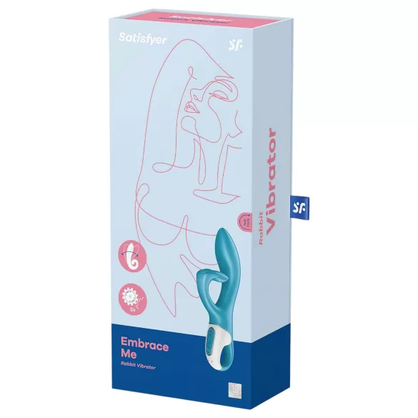 Satisfyer Embrace Me - oppladbar klitorisvibrator (turkis)