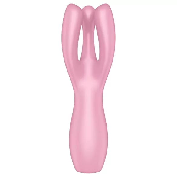 Satisfyer Threesome 3 - oppladbar klitorisvibrator (rosa)