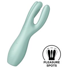 Satisfyer Threesome 3 - oppladbar klitorisvibrator (mint)