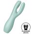 Satisfyer Threesome 3 - oppladbar klitorisvibrator (mint)