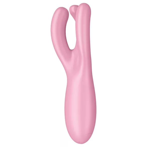 Satisfyer Threesome 4 - App-styrt klitorisvibrator (rosa)
