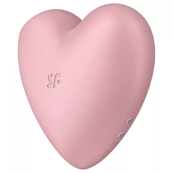 Satisfyer Cutie Heart - oppladbar lufttrykk klitorisstimulator (rosa)