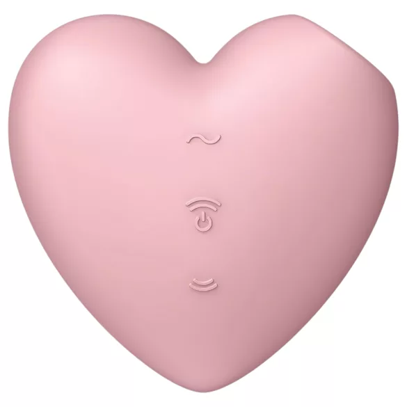 Satisfyer Cutie Heart - oppladbar lufttrykk klitorisstimulator (rosa)