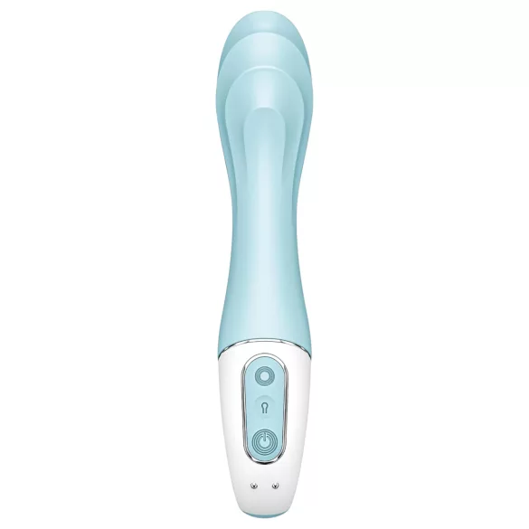 Satisfyer Air Pump Vibrator 5 - App-styrt (blå)