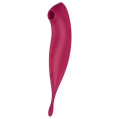 Satisfyer Twirling Pro - smart 2-i-1 klitorisvibrator (rød)