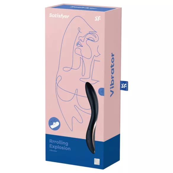 Satisfyer Rrrolling - G-punktvibrator med bevegelig kule (svart)