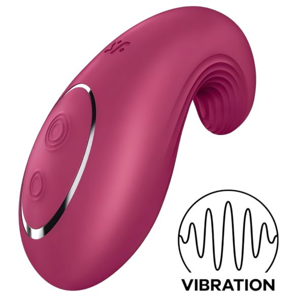Satisfyer Dipping Delight - oppladbar klitorisvibrator (rød)