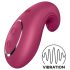 Satisfyer Dipping Delight - oppladbar klitorisvibrator (rød)