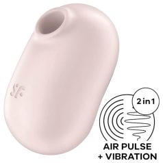   Satisfyer Pro To Go 2 - luftbølgevibrator for klitoris (beige)