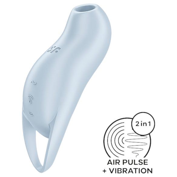 Satisfyer Pocket Pro 1 - luftbølgestimulator for klitoris (blå)