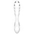 Satisfyer Dazzling Crystal 1 - To-ended Glassdildo (Gjennomsiktig)