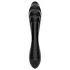 Satisfyer Dazzling Crystal 1 - tosidig glassdildo (svart)